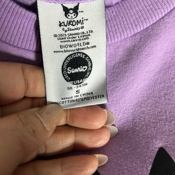 Bioworld Lavender Graphic Women's Sweater - Picture 3 of 3